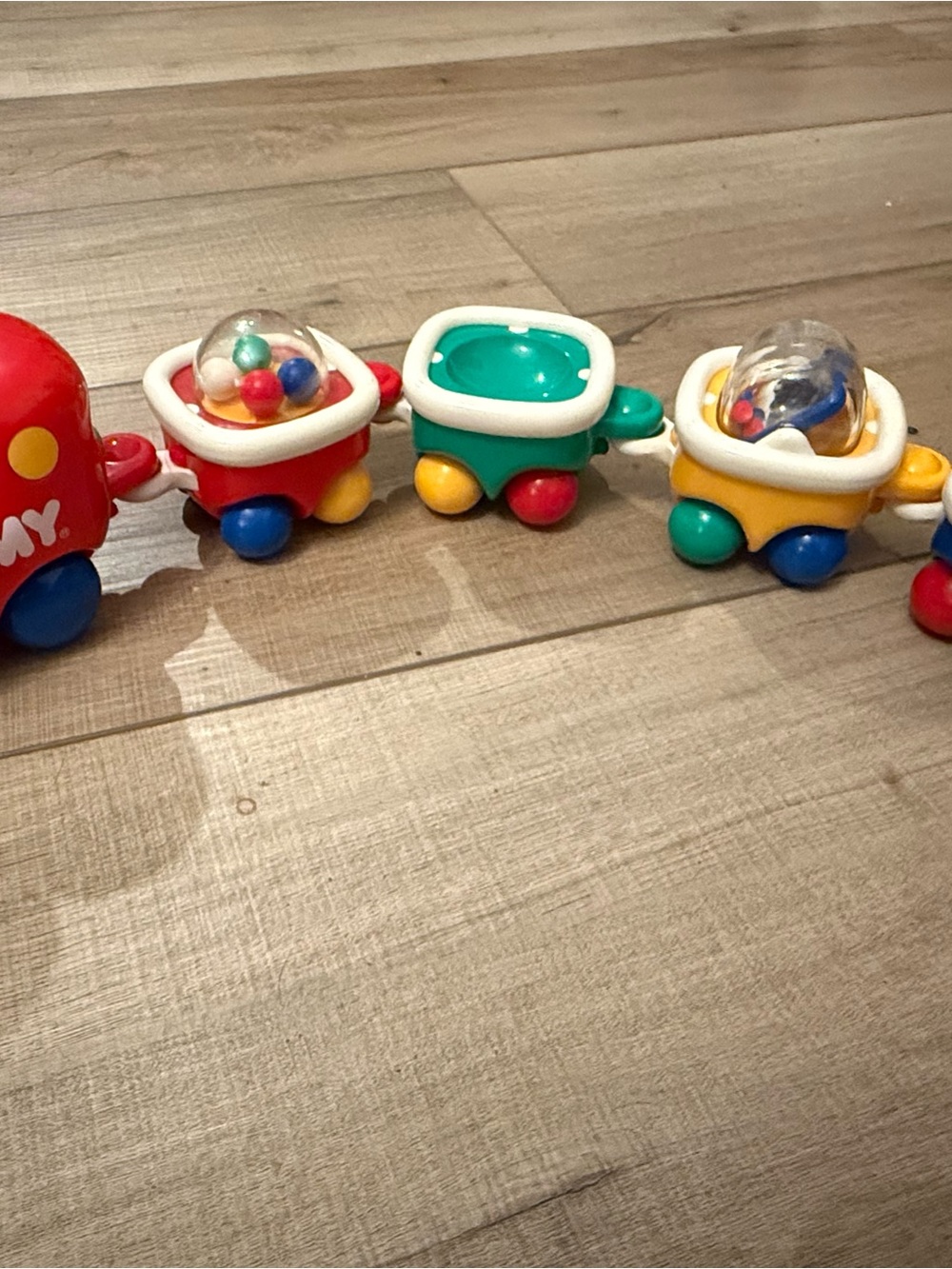 Vintage 1992 TOMY Toddler Activity Train Set - 5pc